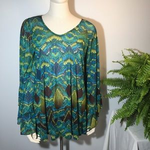 Multicolor Tunic Dress (Unknown Brand) Sz L